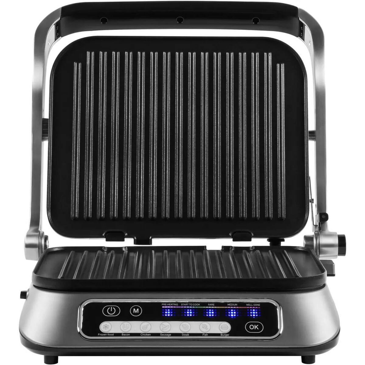 Электрогриль Red Solution SteakPRO RGM-M805 (Цвет: Black/Silver)