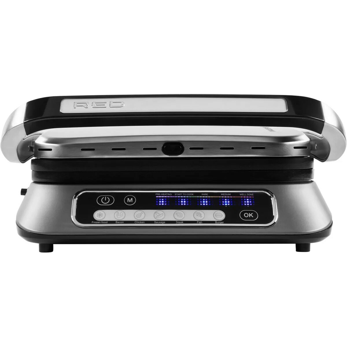Электрогриль Red Solution SteakPRO RGM-M805 (Цвет: Black/Silver)