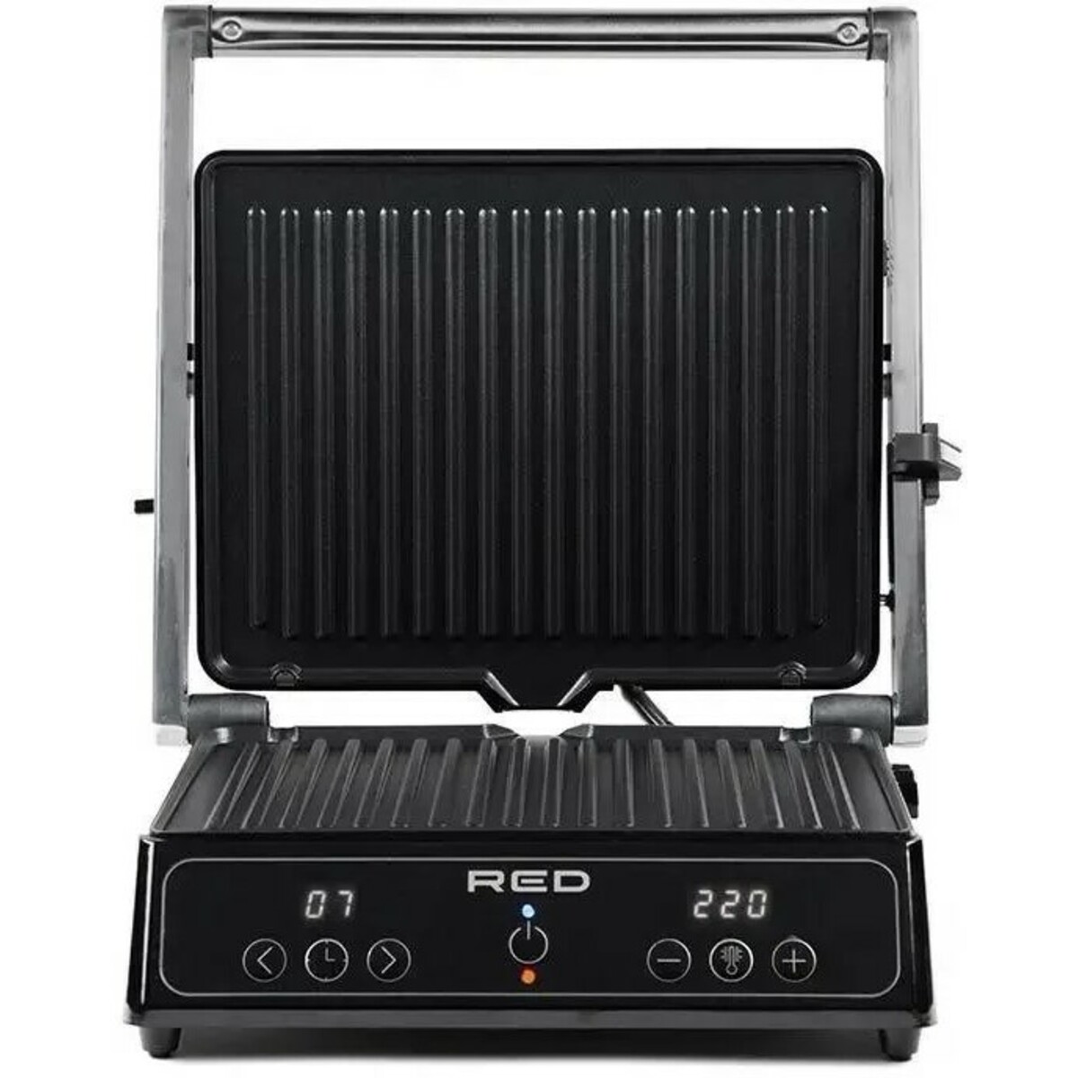 Электрогриль Red Solution SteakPRO RGM-M809 (Цвет: Black / Silver)