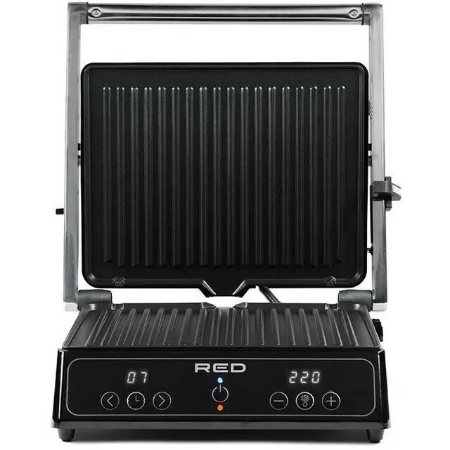 Электрогриль Red Solution SteakPRO RGM-M809 (Цвет: Black/Silver)