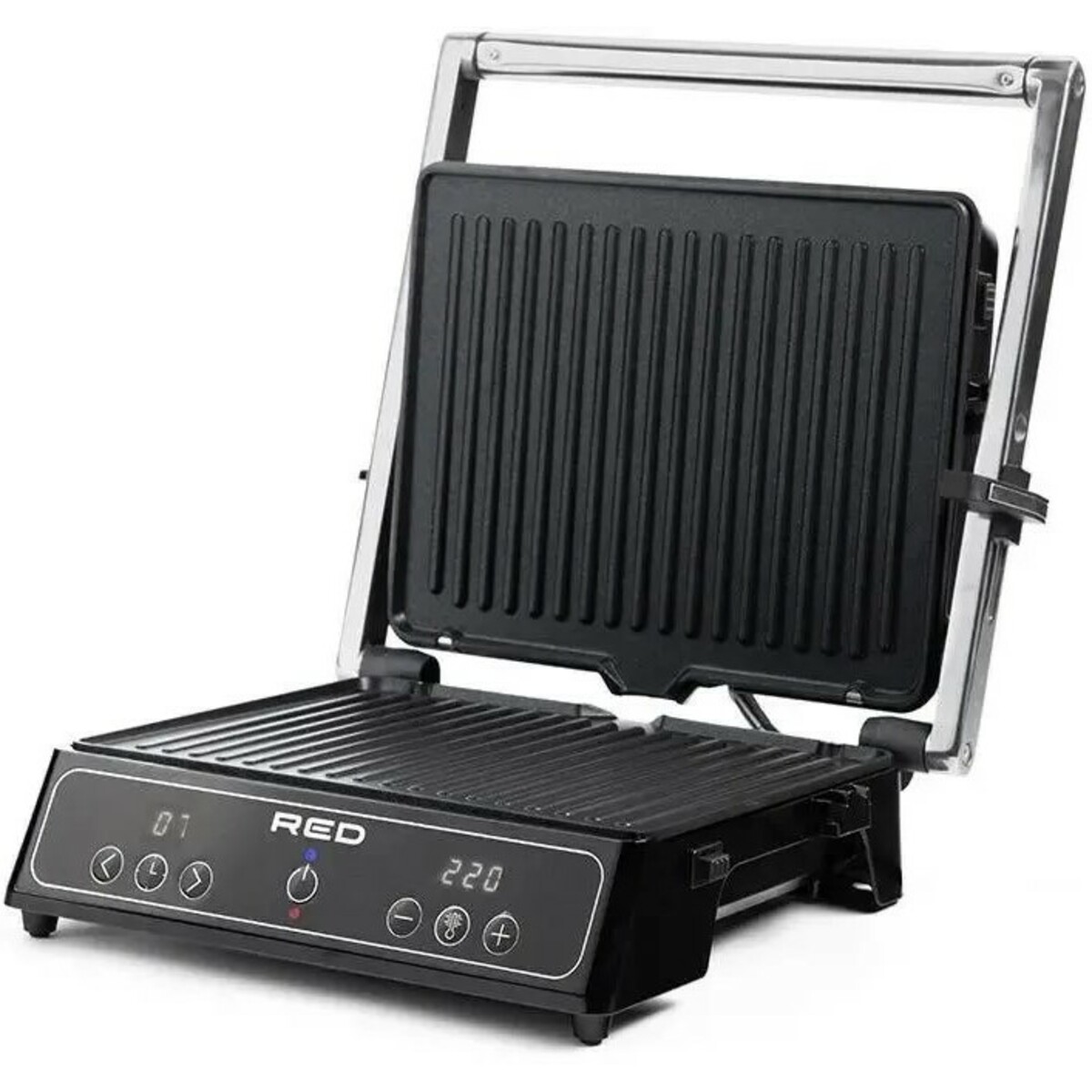 Электрогриль Red Solution SteakPRO RGM-M809 (Цвет: Black / Silver)