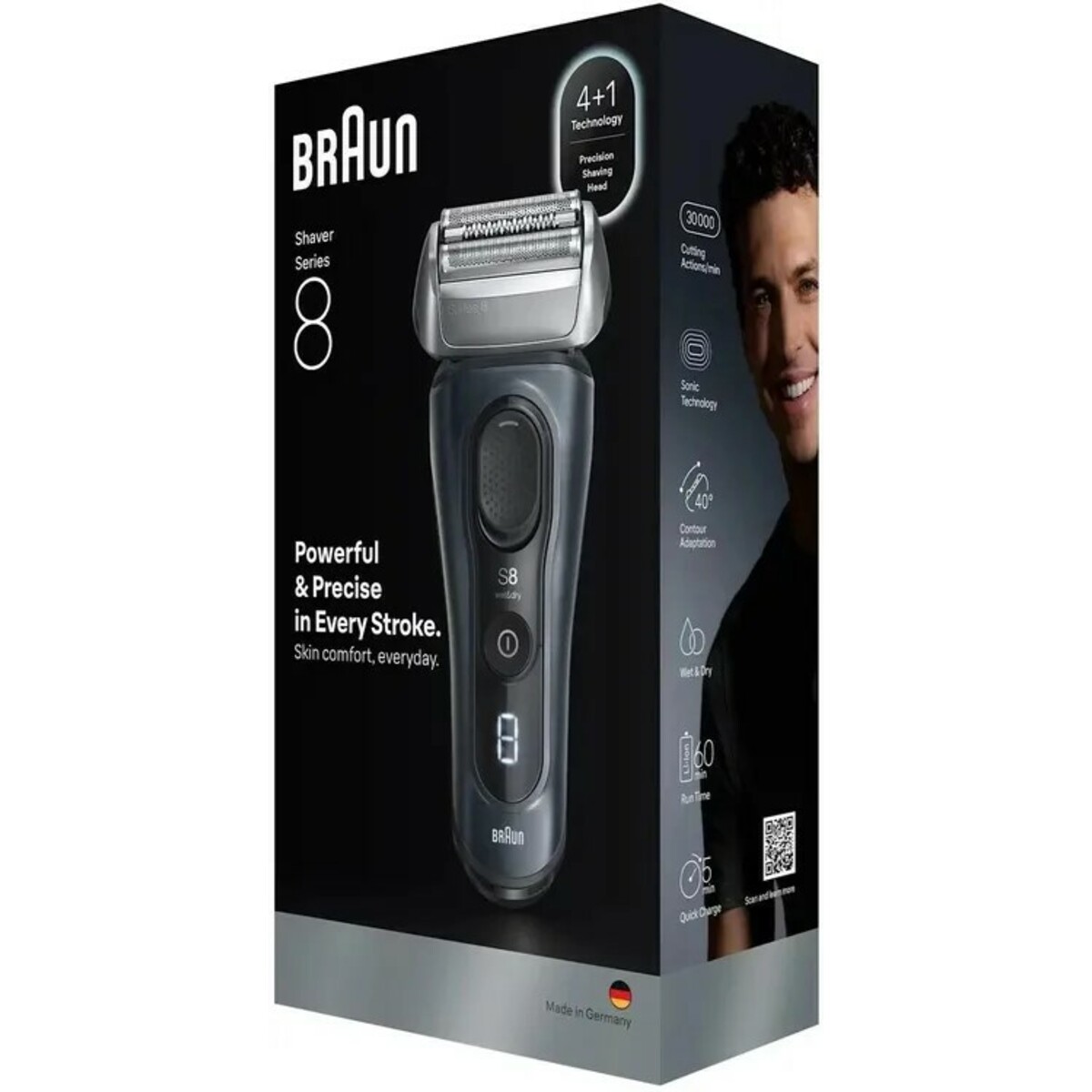 Бритва сетчатая Braun Series 8 8603s (Цвет: Black / Gray)