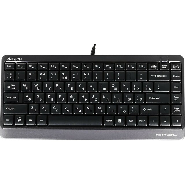 Клавиатура A4Tech Fstyler FK11 (Цвет: Black / Gray)