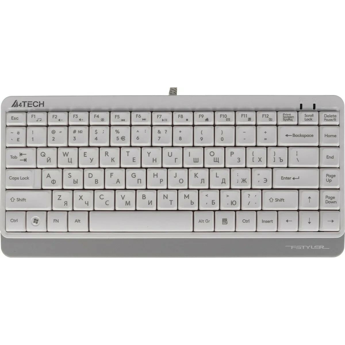 Клавиатура A4Tech Fstyler FK11, белый