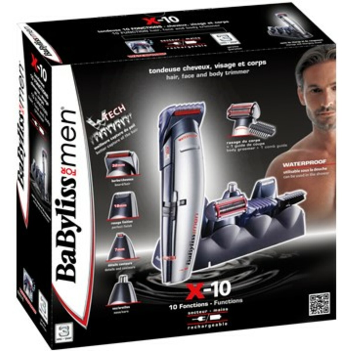 Триммер Babyliss E837E (Цвет: Silver)