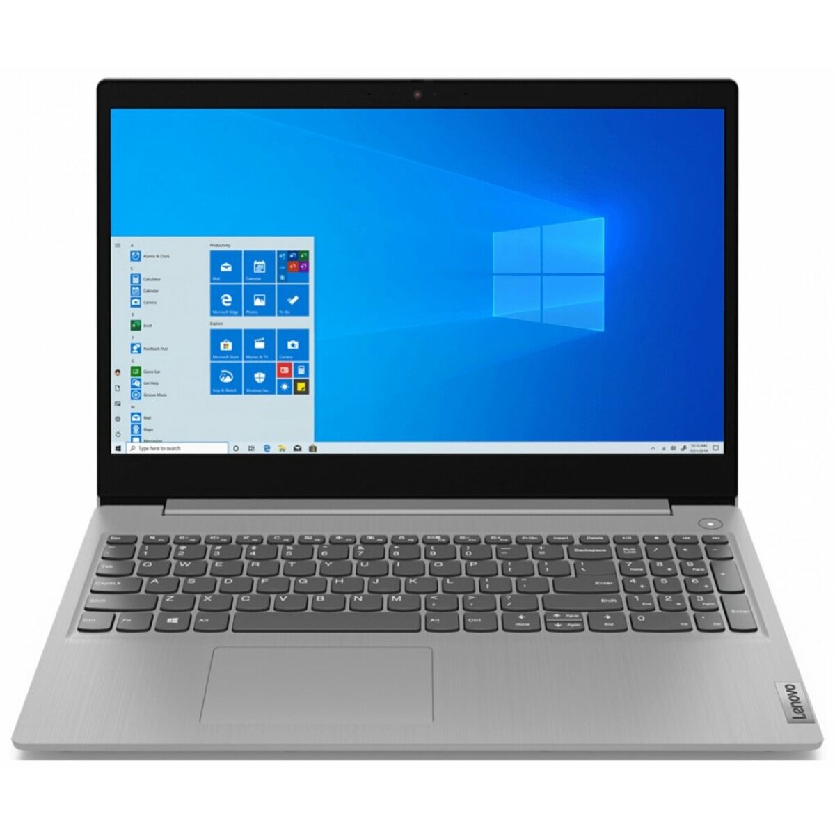 Ноутбук Lenovo IdeaPad 1 14IGL05 (Intel Pentium Silver N5030/4Gb DDR4/SSD128Gb/Intel UHD Graphics 605/14"/IPS/FHD (1920x1080)/Windows 10 Home/gray/WiFi/BT/Cam)