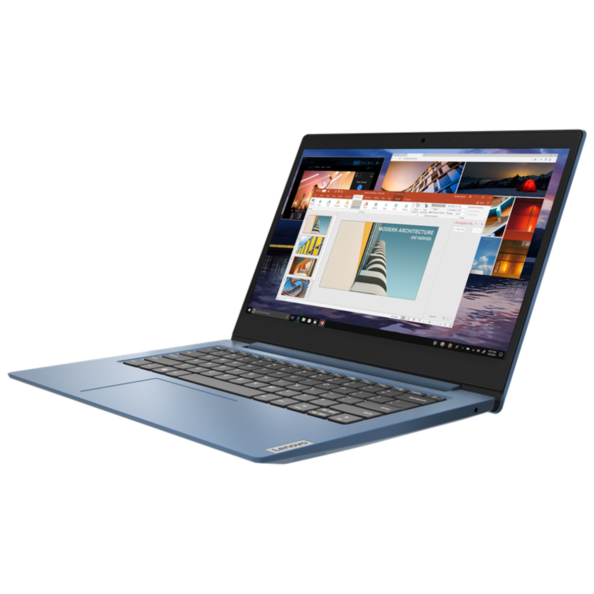 Ноутбук Lenovo IdeaPad 1 14ADA05 (AMD Athlon Silver 3050e/4Gb DDR4/SSD128Gb/AMD Radeon Graphics/14"/IPS/FHD (1920x1080)/Windows 10 Home/blue/WiFi/BT/Cam)