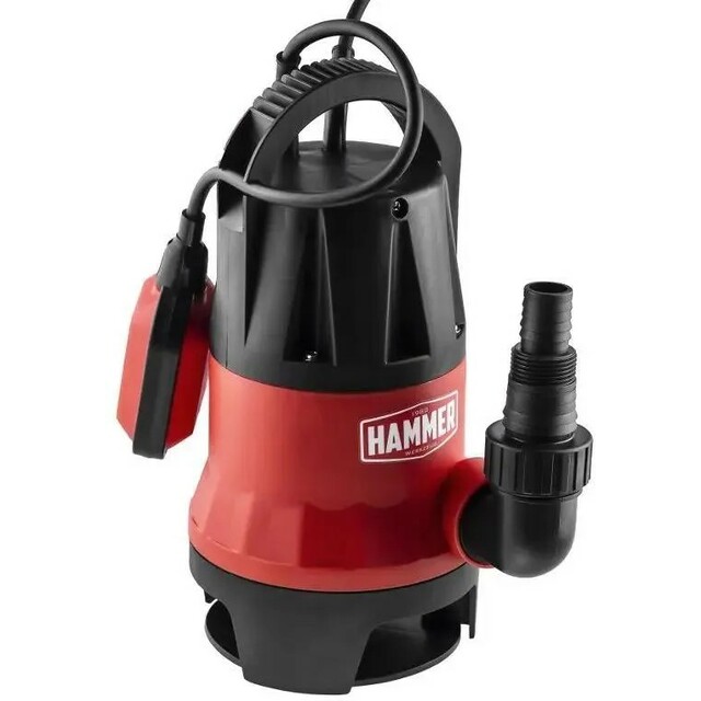 Садовый насос дренажный Hammer NAP550D (Цвет: Red)