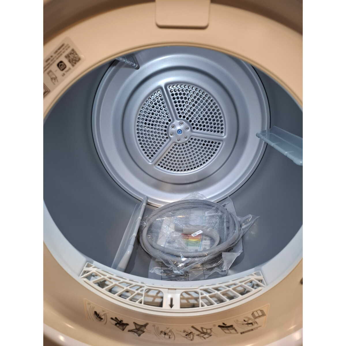 Сушильная машина LG DC90V3V6W, белая