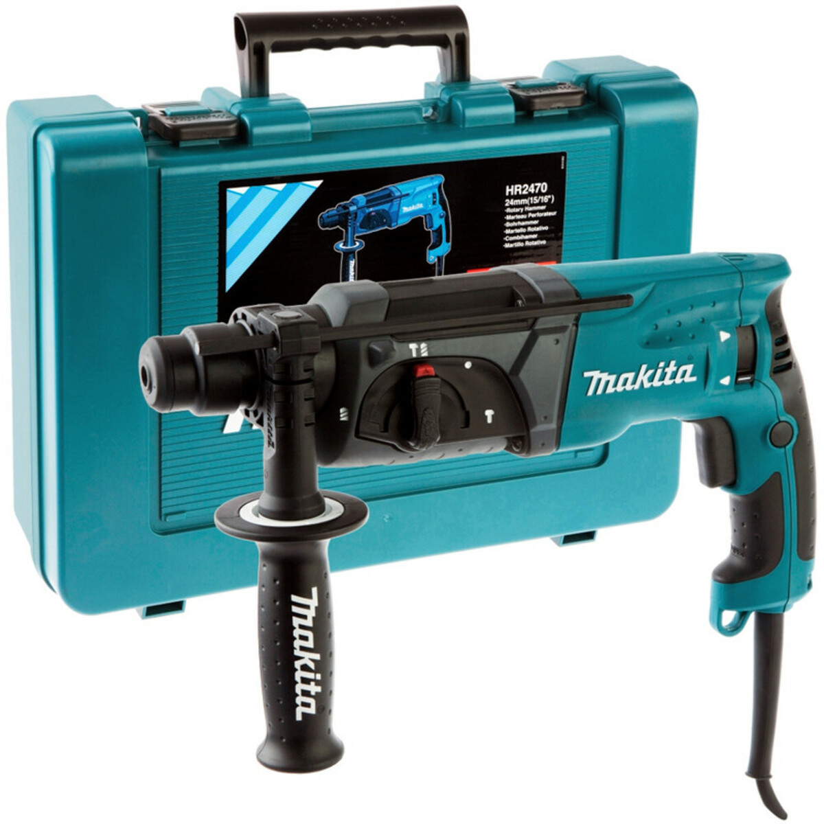 Перфоратор Makita HR2470 (Цвет: Blue)