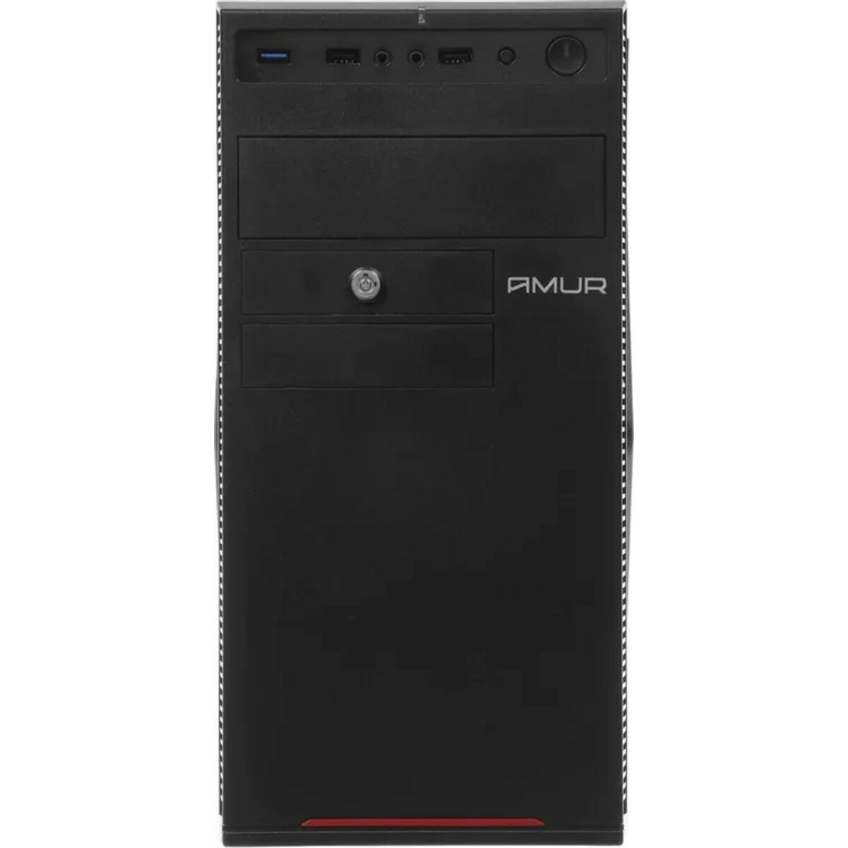 ПК Amur Нарвал B7I21 (Core i3 12100 3.3Ghz/16Gb DDR5/SSD256Gb/Intel UHD Graphics 730/FreeDOS/black)