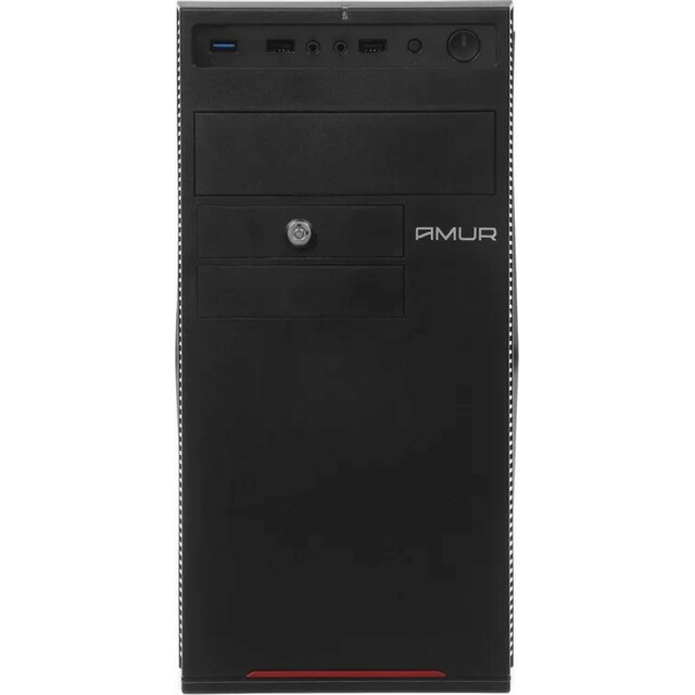 ПК Amur Нарвал B7I21 (Core i3 12100 3.3Ghz/16Gb DDR5/SSD256Gb/Intel UHD Graphics 730/FreeDOS/black)