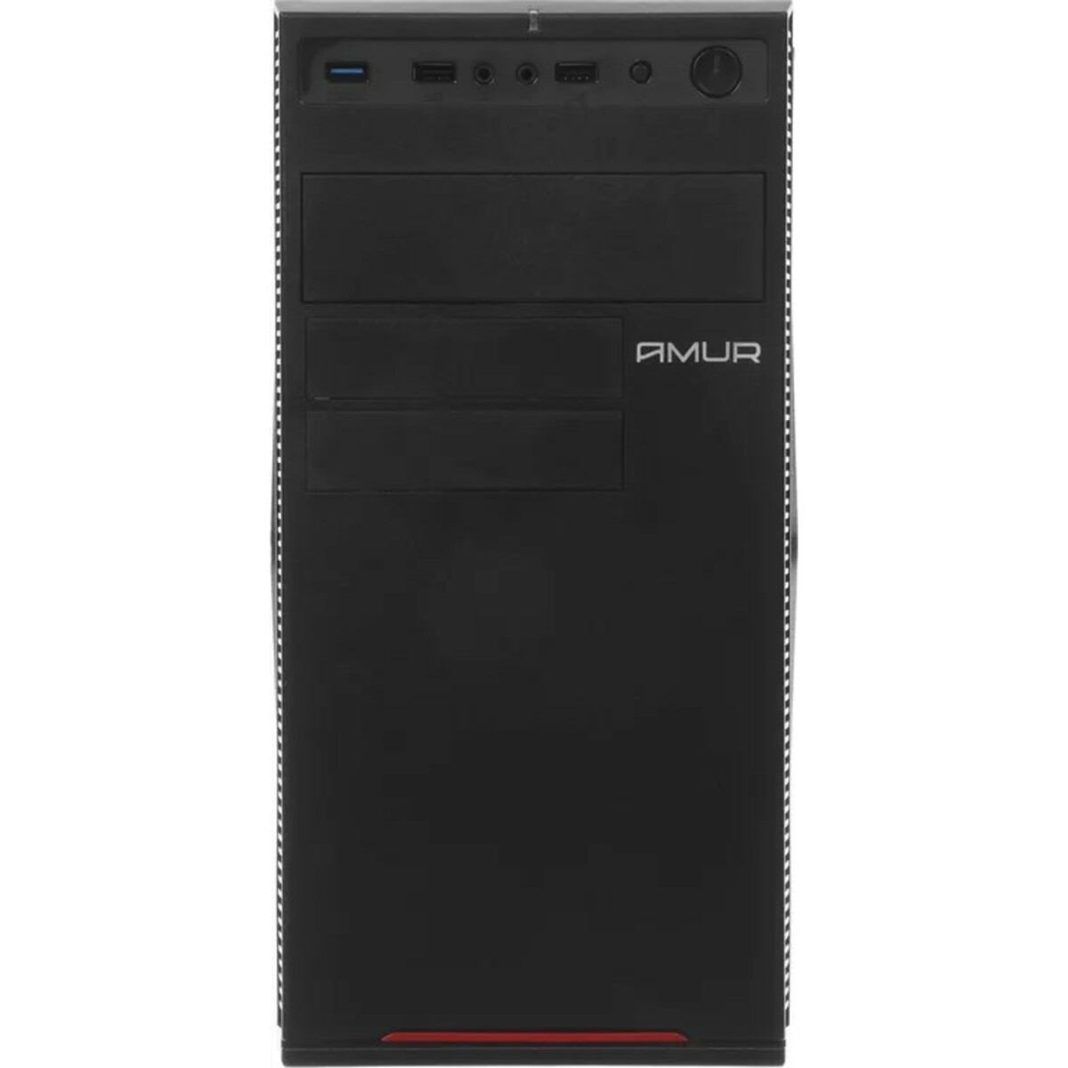 ПК Amur Нарвал B7I21 (Core i3 12100 3.3Ghz/16Gb DDR5/SSD512Gb/Intel UHD Graphics 730/FreeDOS/black) 