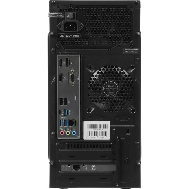 ПК Amur Нарвал B7I21 (Core i3 12100 3.3Ghz / 16Gb DDR5 / SSD512Gb / Intel UHD Graphics 730 / FreeDOS / black) 