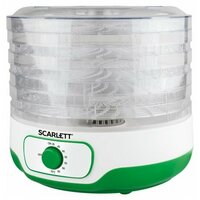 Сушилка для овощей и фруктов Scarlett SC-FD421015 (Цвет: White/Green)