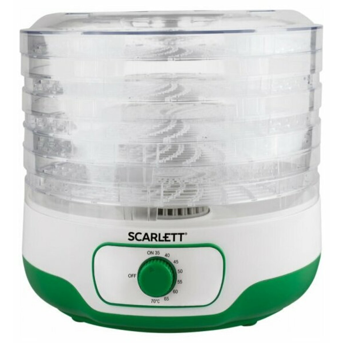 Сушилка для овощей и фруктов Scarlett SC-FD421015 (Цвет: White/Green)