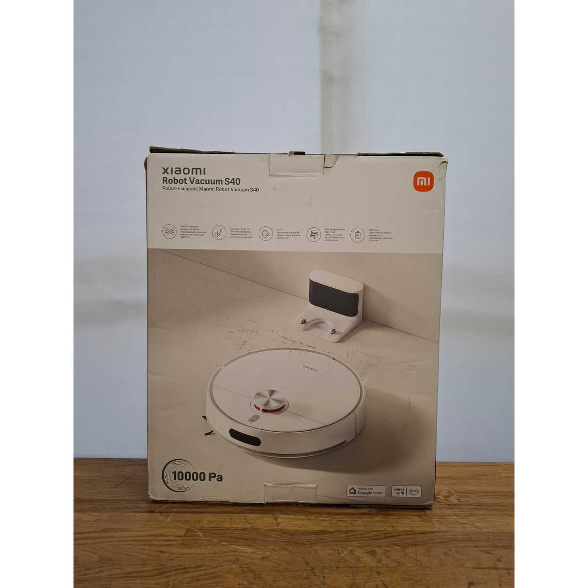Робот-пылесос Xiaomi Robot Vacuum S40, белый