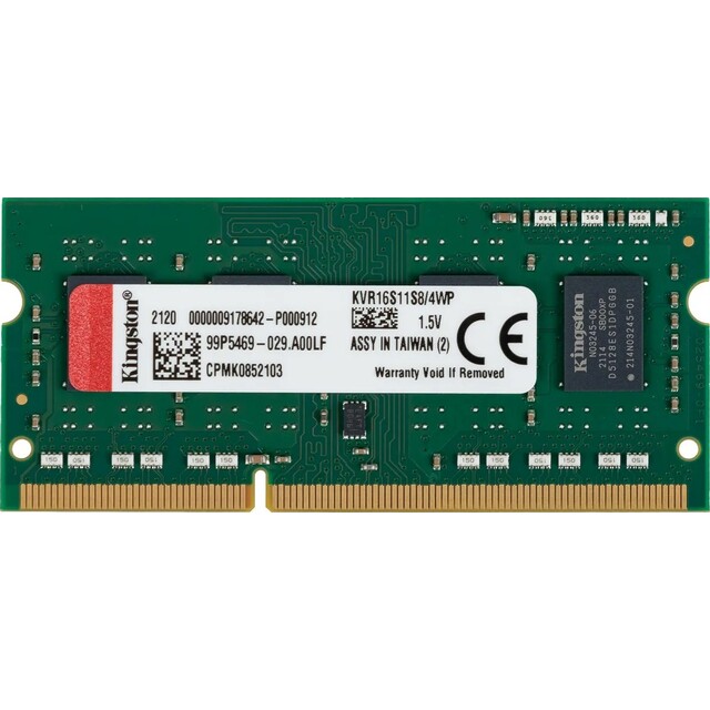 Память DDR3 4Gb 1600Mhz Kingston KVR16S11S8 / 4WP
