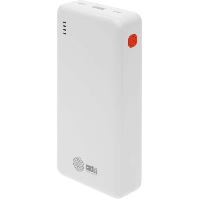 Внешний аккумулятор Cactus CS-PBFSEA-20000 20000mAh, белый 