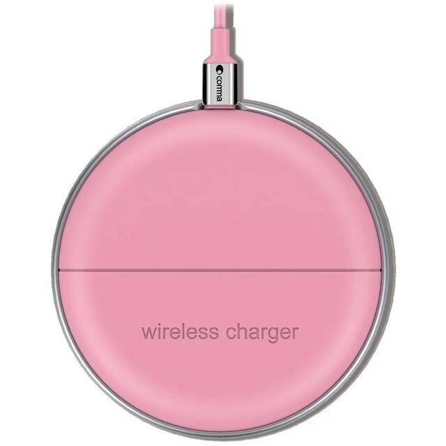 Беспроводная зарядка Comma Kinyo Ultra Thin Wireless Charger 10Вт (Цвет: Pink)