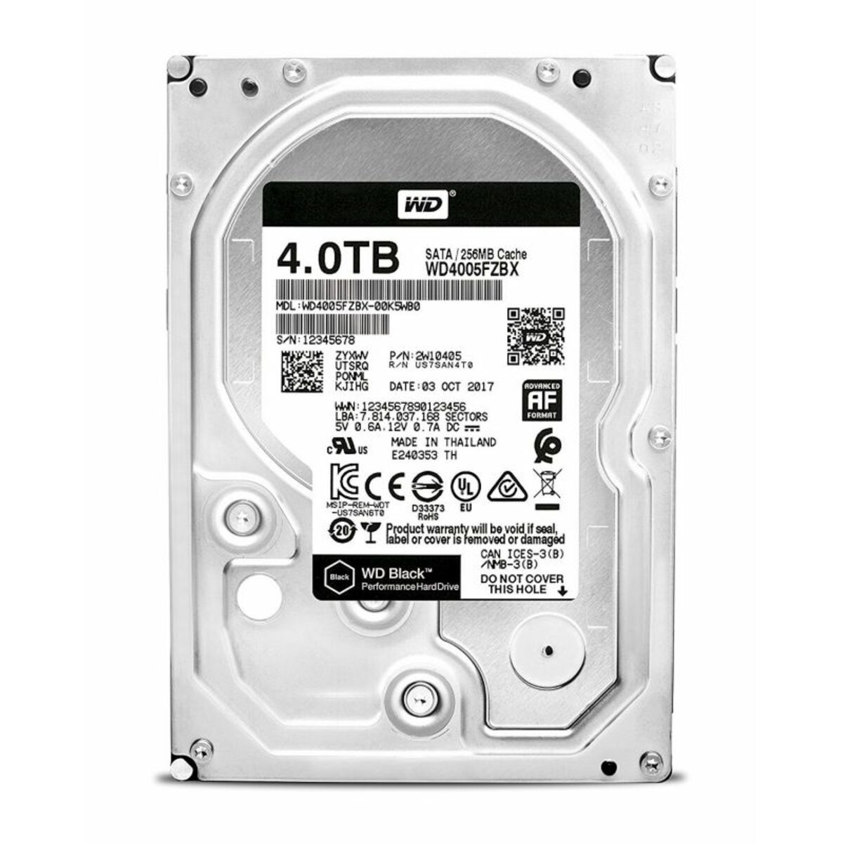 Жесткий диск Western Digital SATA-III 4Tb WD4005FZBX