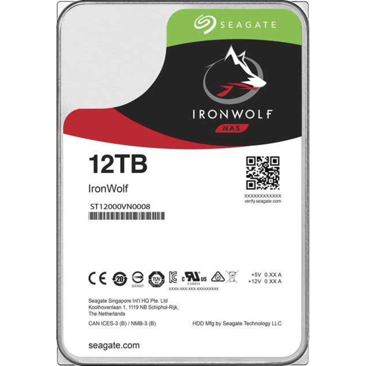 Жесткий диск Seagate SATA-III 12Tb ST12000VN0008