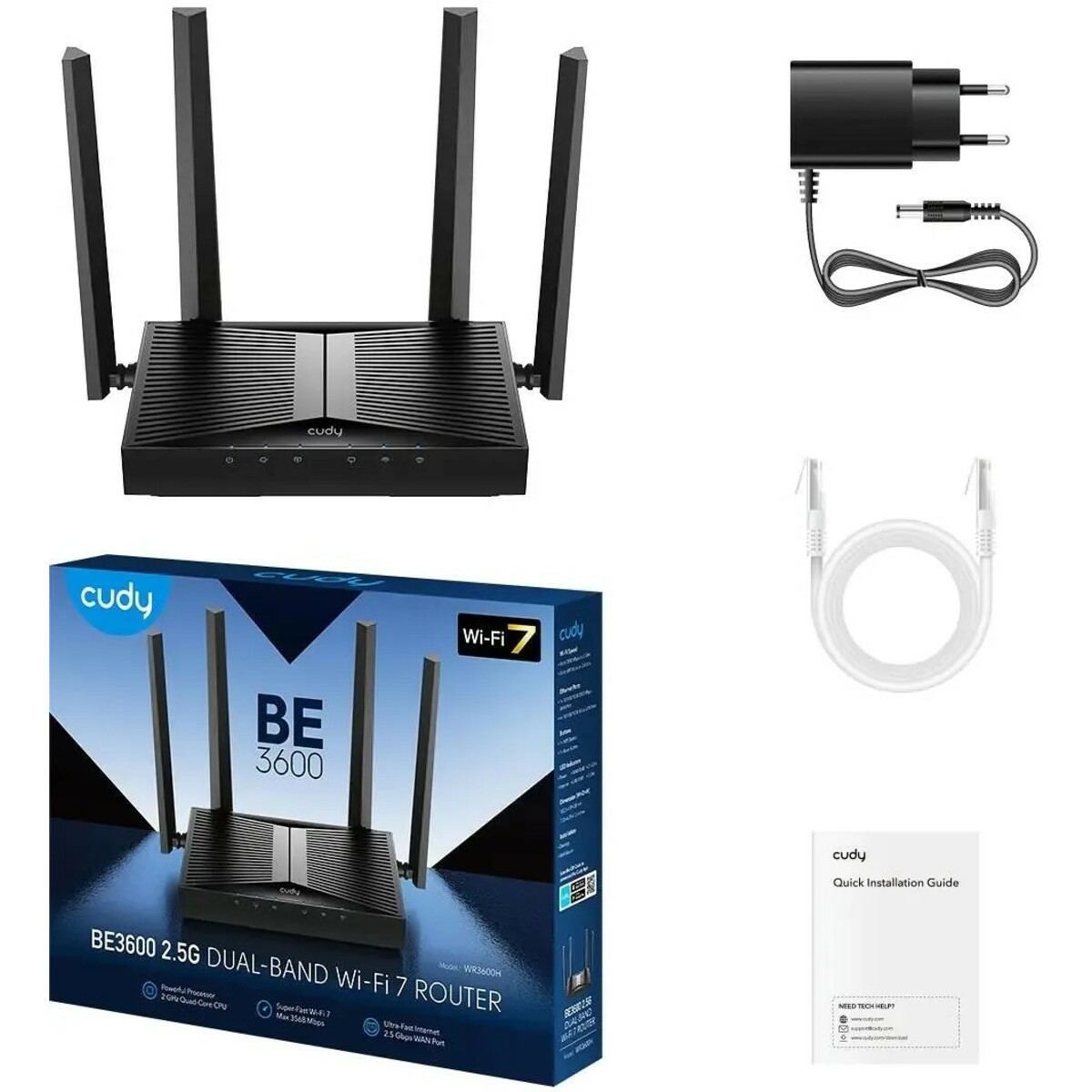 Wi-Fi роутер Cudy WR3600H 