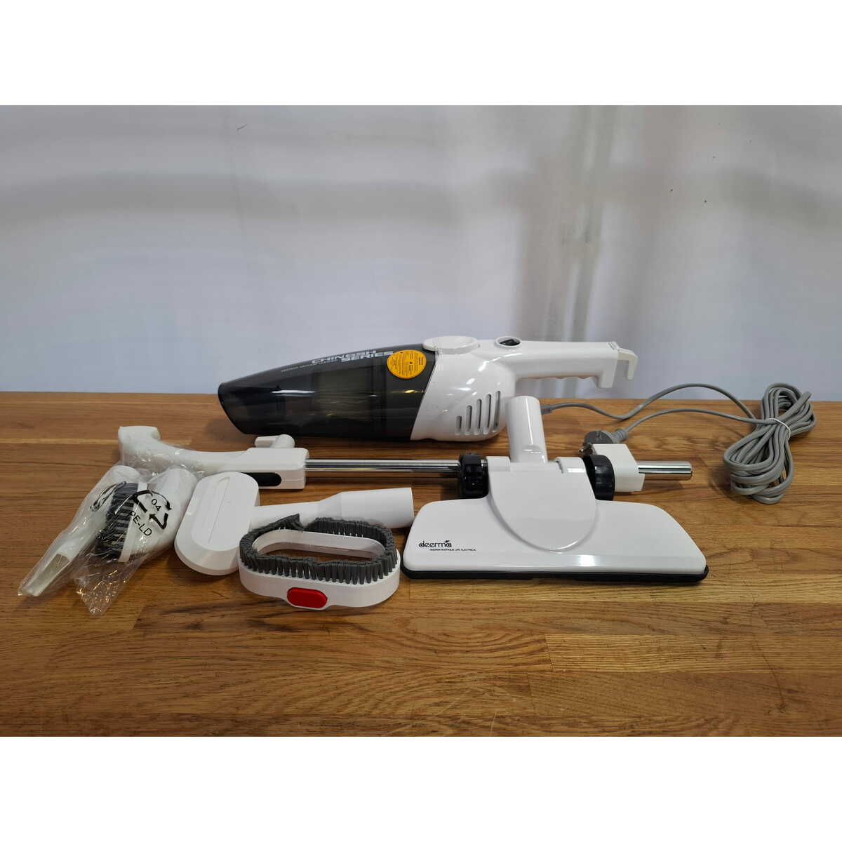 Пылесос вертикальный Deerma Combo DX118C, белый