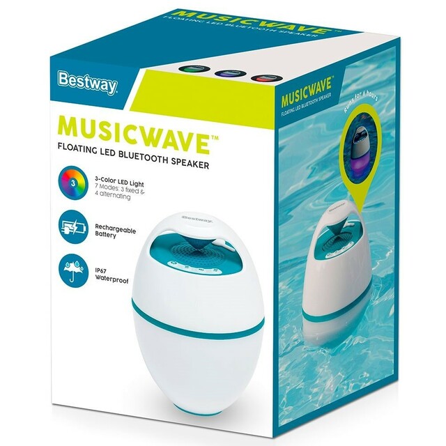 Плавающая колонка Bestway MusicWave (Цвет: White/Blue)