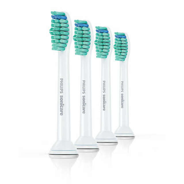Насадка для зубных щеток Philips Sonicare ProResults HX6014 / 07 (упак.:4шт) для з / щ серии HealthyWhite, FlexCare, DiamondClean, EasyClean, FlexCare Platinum, FlexCare+, For Kids