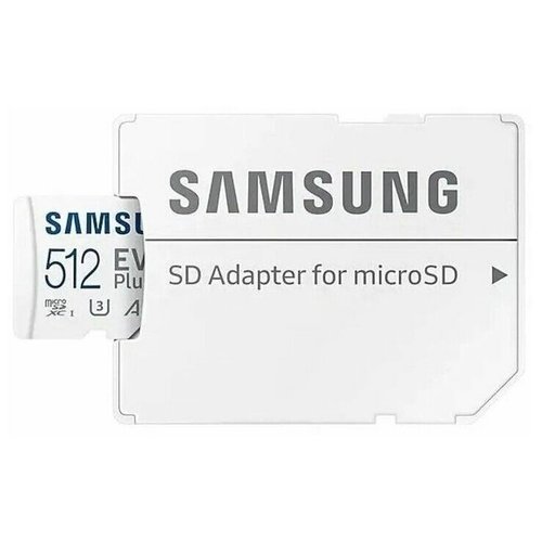 Карта памяти microSDXC Samsung EVO Plus MB-MC512KA Class 10 512Gb  (Цвет: White)