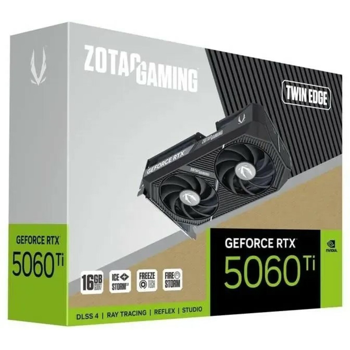 Видеокарта Zotac GeForce RTX 5060TI TWIN EDGE 16Gb (ZT-B50620E-10M)
