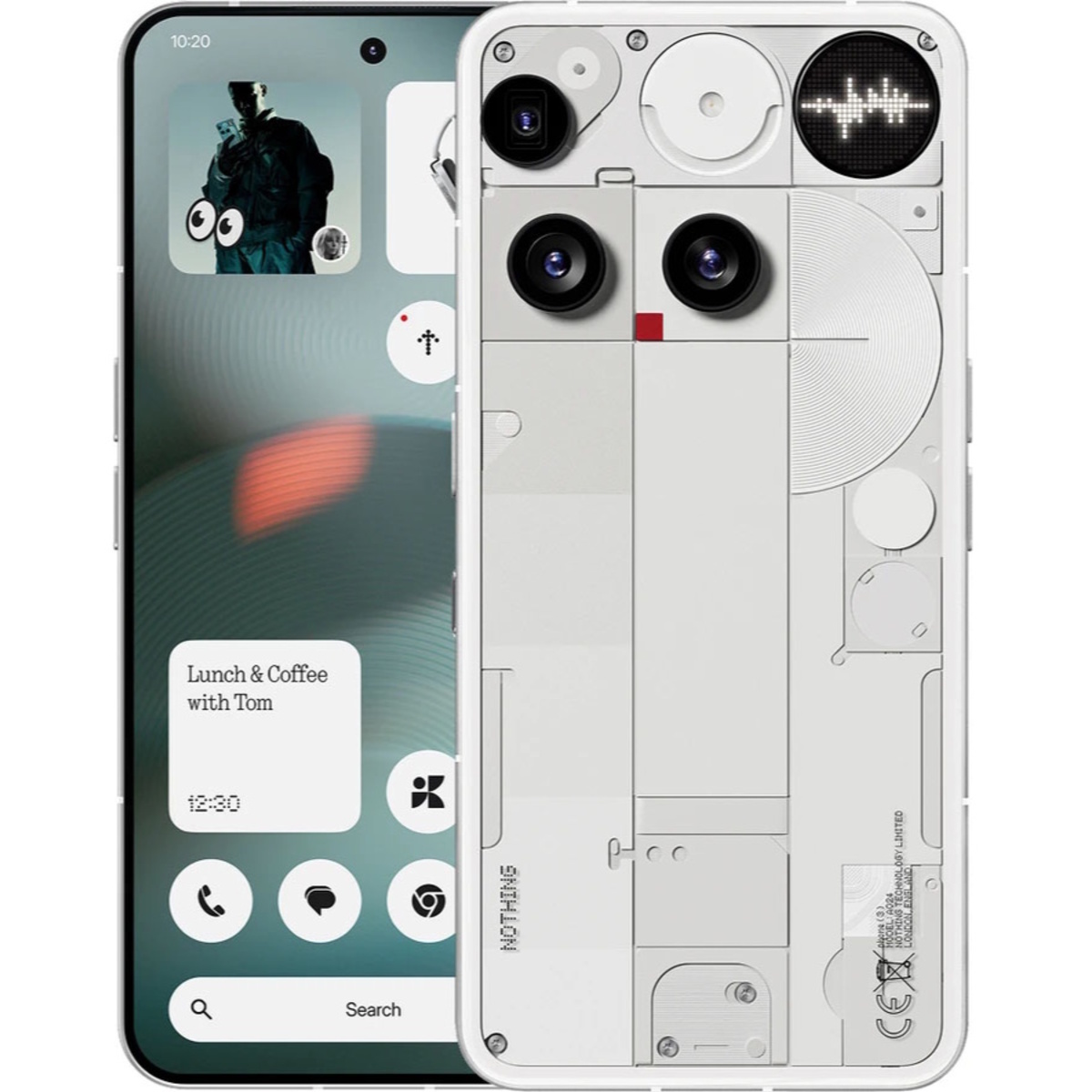 Смартфон Nothing Phone (3) 12/256Gb, белый