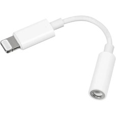 Адаптер Apple Lightning to Headphone Jack (Цвет: White)