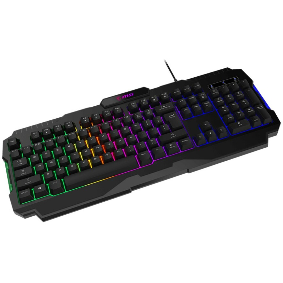 Клавиатура MSI FORGE GK100 RU, черный 