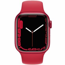 Умные часы Apple Watch Series 7 41mm Aluminum Case with Sport Band (Цвет: Red)