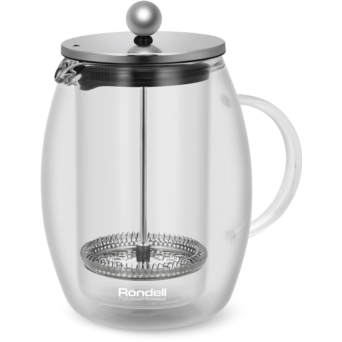 Френч-пресс Rondell Calypso RDS-1822 (Цвет: Clear)