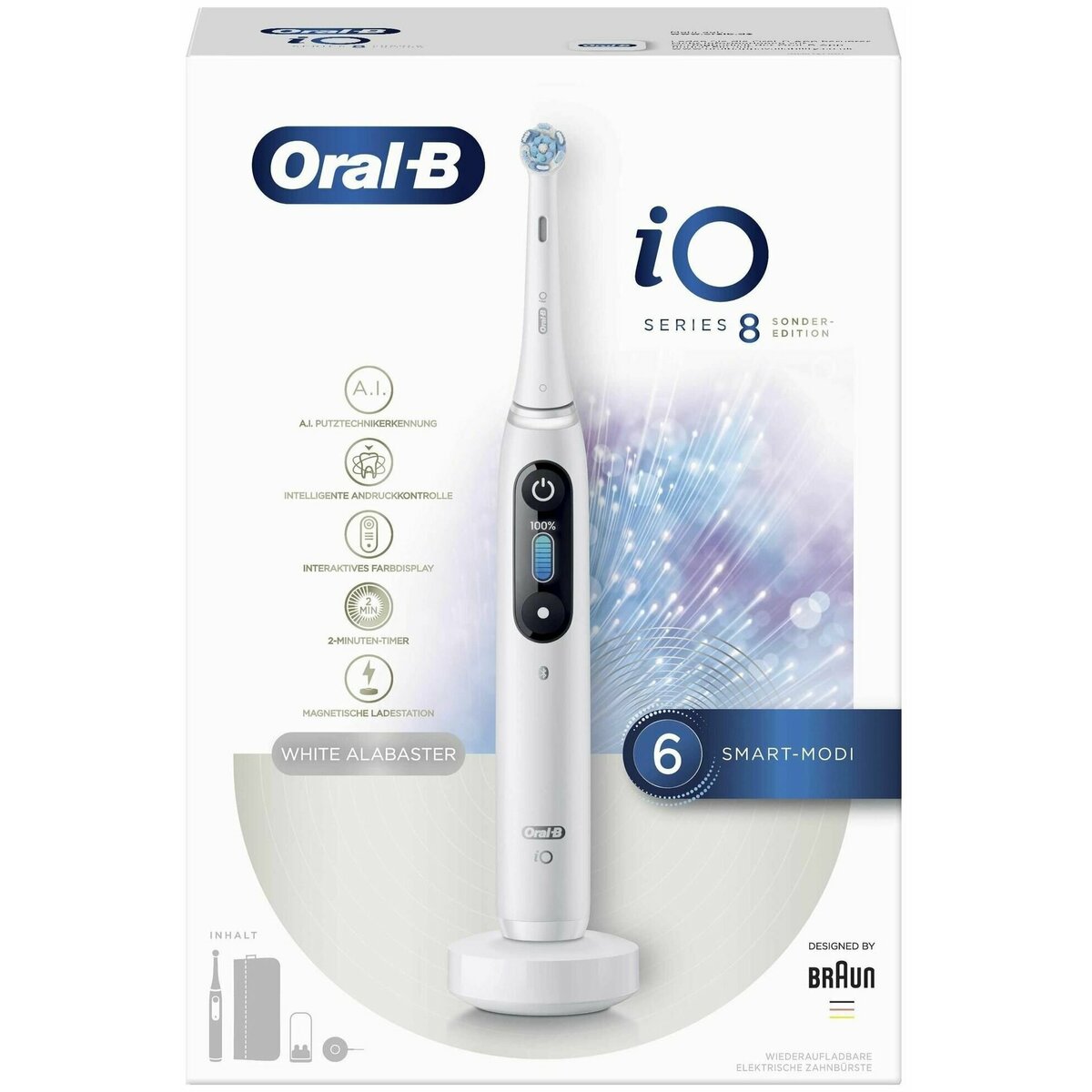 Электрическая зубная щетка Oral-B IO8 SONDER-EDITION (Цвет: White)