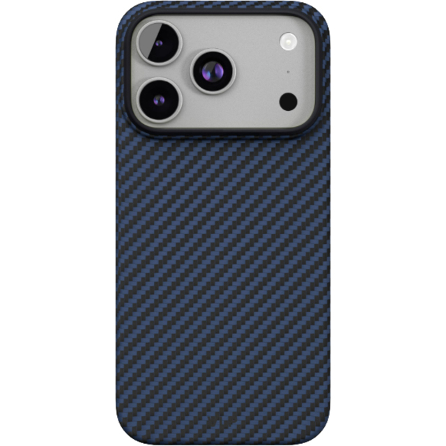 Чехол-накладка VLP Kevlar Case with MagSafe для смартфона Apple iPhone 17 Pro, синий