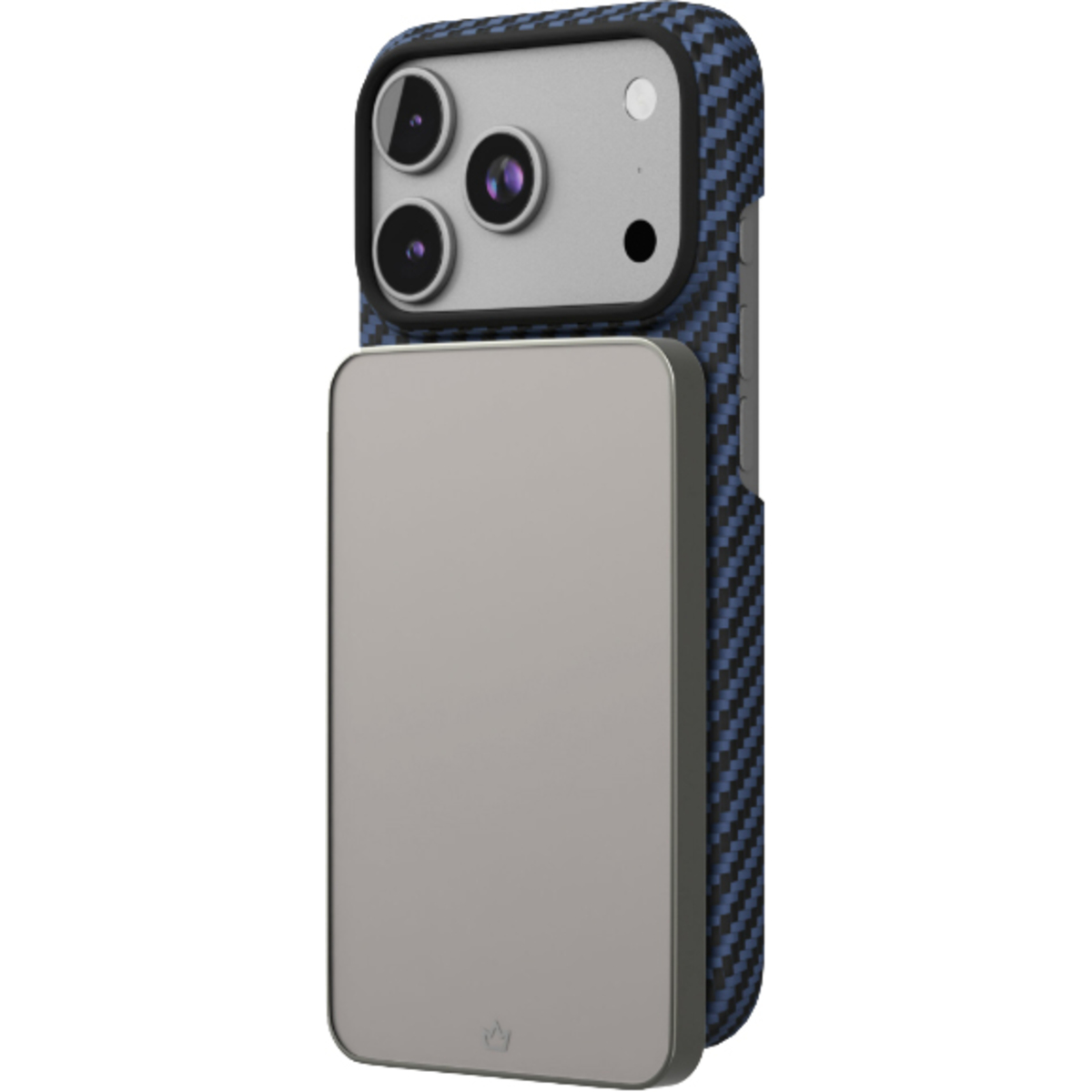 Чехол-накладка VLP Kevlar Case with MagSafe для смартфона Apple iPhone 17 Pro, синий