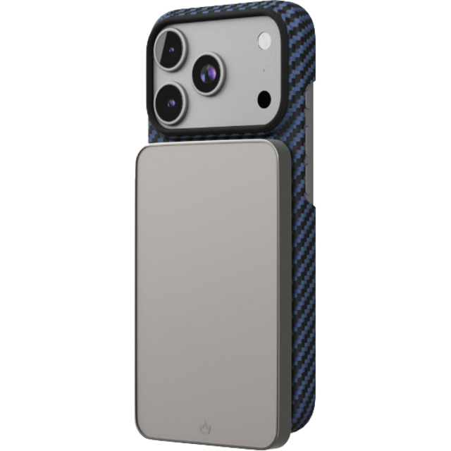 Чехол-накладка VLP Kevlar Case with MagSafe для смартфона Apple iPhone 17 Pro, синий
