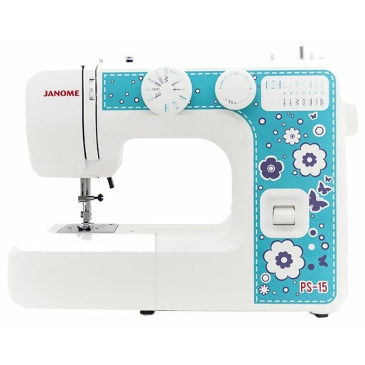 Швейная машина Janome PS-15 (Цвет: White/Blue)