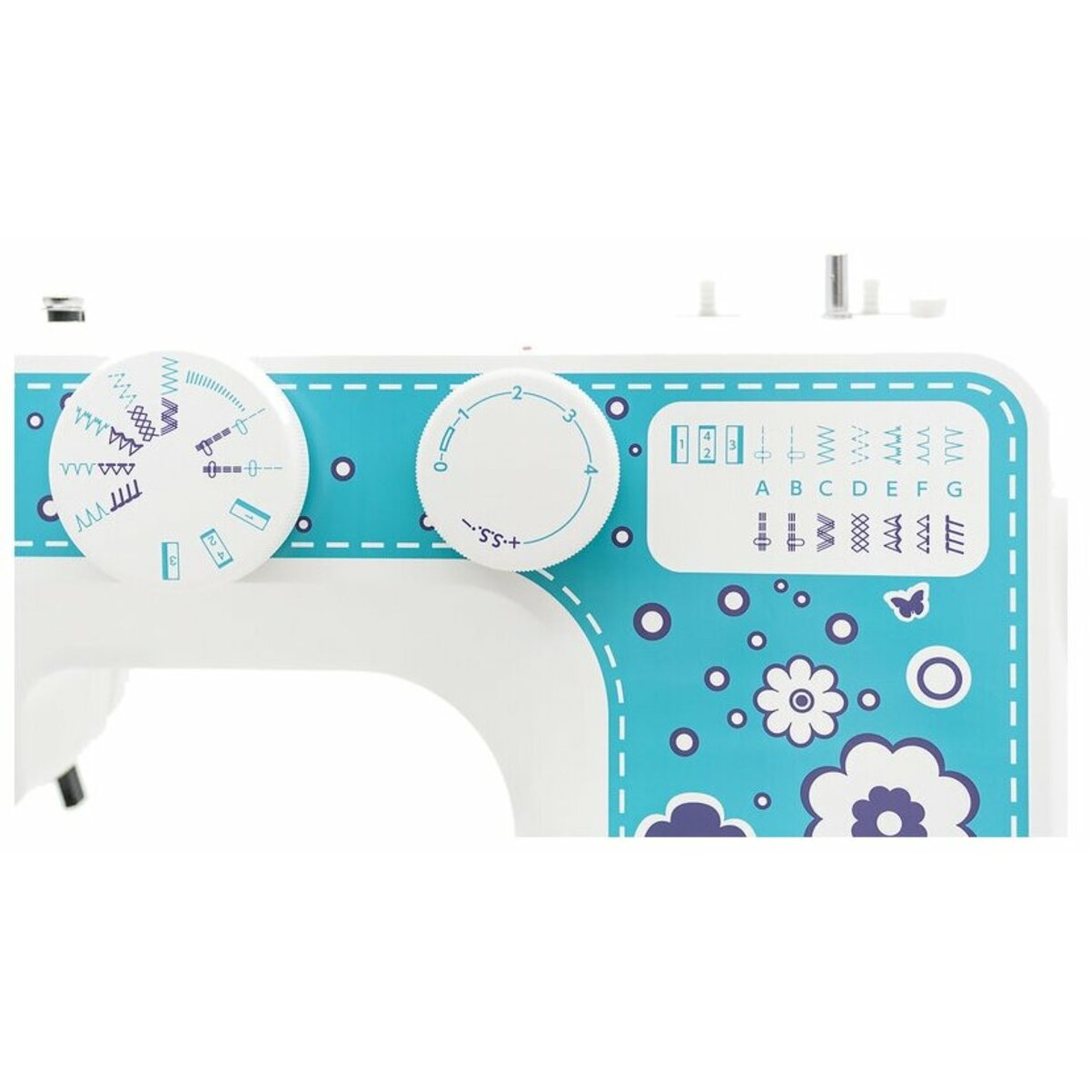 Швейная машина Janome PS-15 (Цвет: White/Blue)