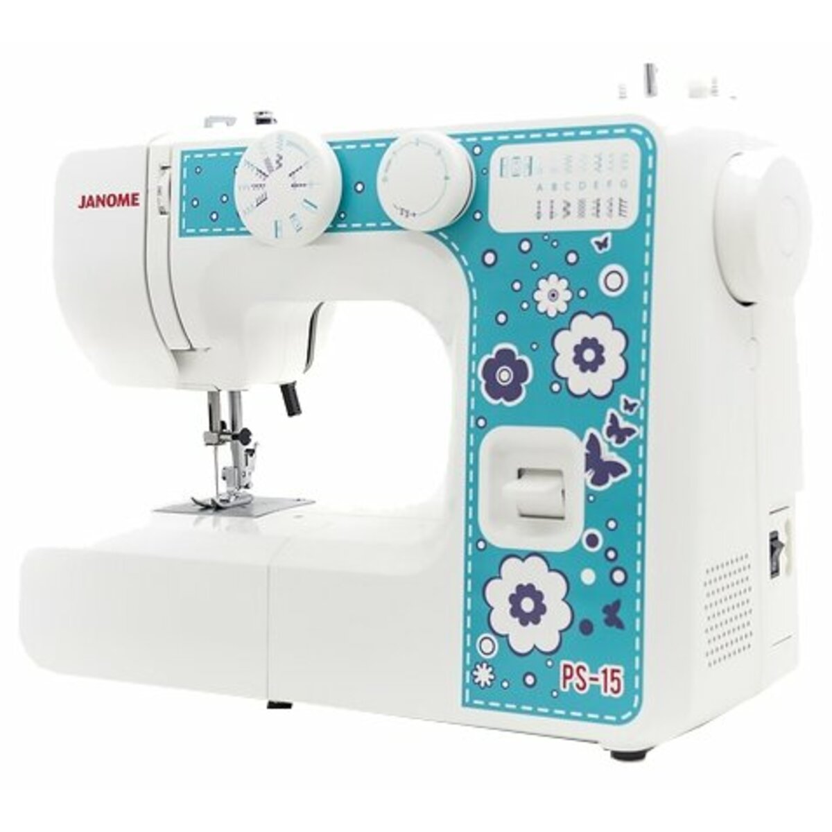 Швейная машина Janome PS-15 (Цвет: White/Blue)