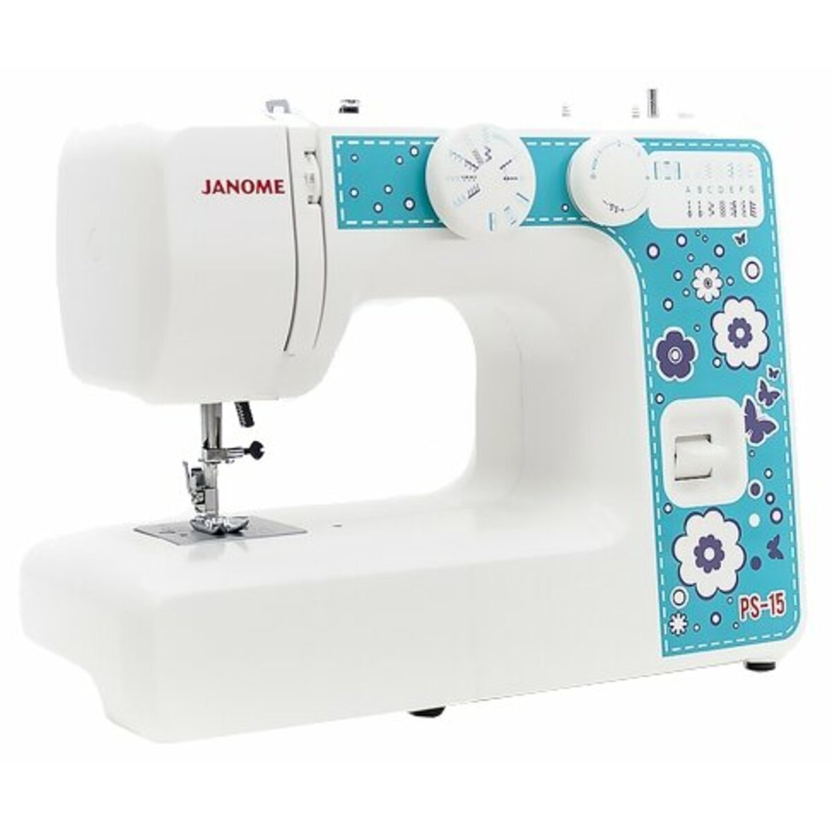 Швейная машина Janome PS-15 (Цвет: White/Blue)