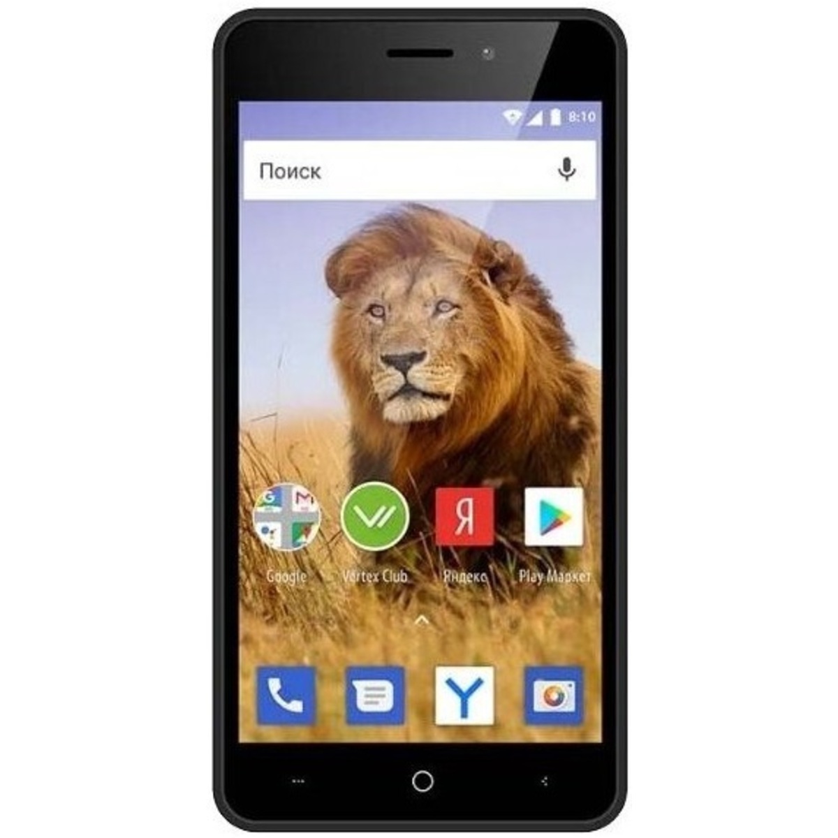 Смартфон Vertex New Impress Lion Dual Cam 3G (Цвет: Sea Wave)