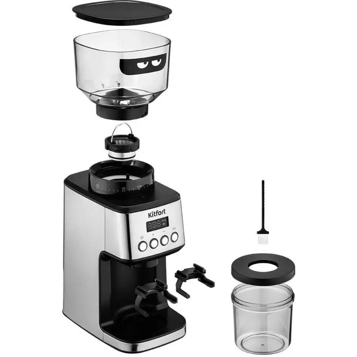 Кофемолка Kitfort КТ-790 (Цвет: Inox)