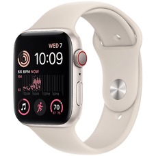 Умные часы Apple Watch SE (2022) 40mm Aluminum Case with Sport Band S/M (Цвет: Starlight)