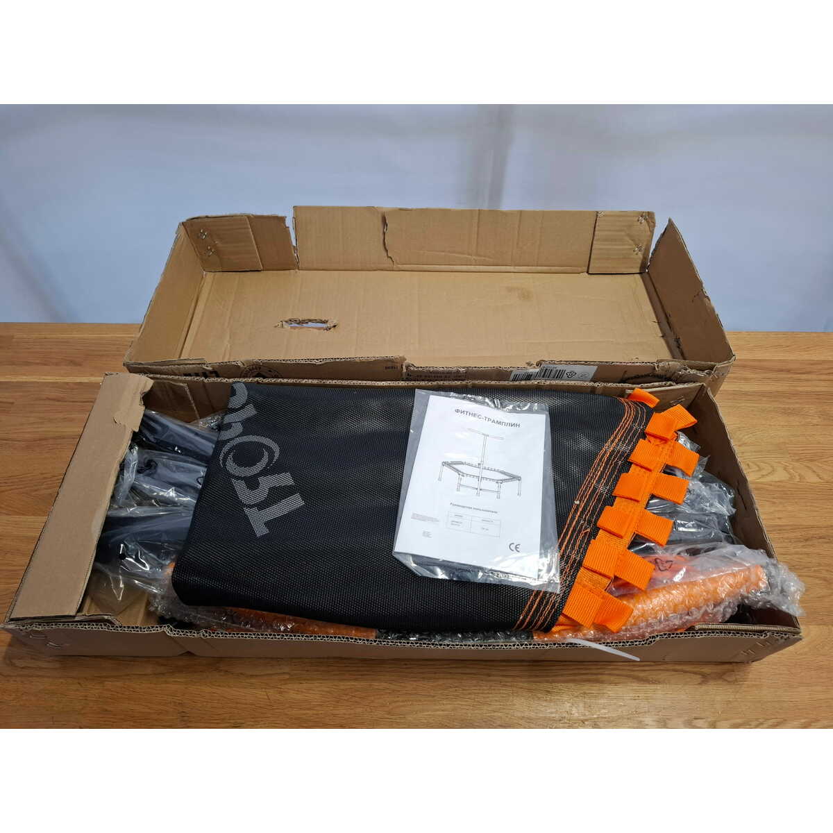 Батут Techsport TX-B6918B (Цвет: Black/Orange)