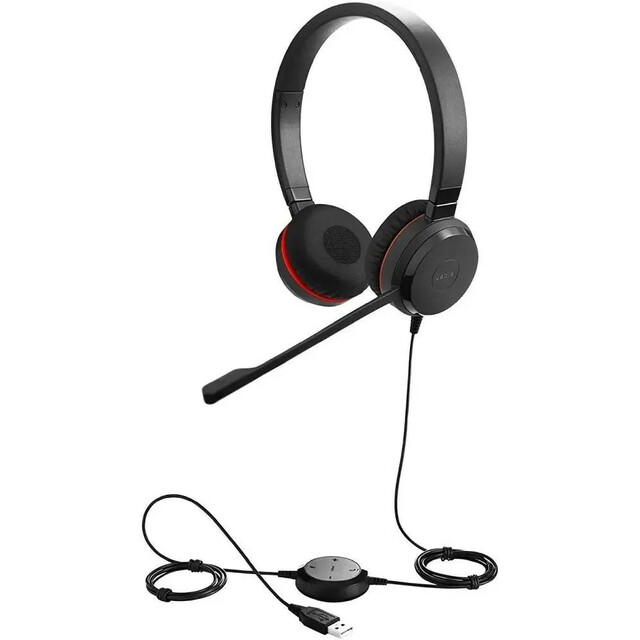 Компьютерная гарнитура Jabra Evolve 30 II MS, черный